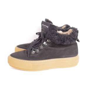 Philip hog korte sneakers sort m pels kant 37 (8)