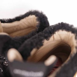 Philip hog korte sneakers sort m pels kant 37 (8)