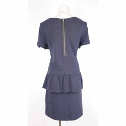 Ganni kort kjole krafig m flse og zip i ryg XL (8)