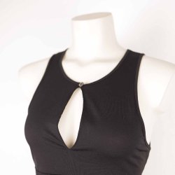 Marc O`polo kort sort kjole/top som ny visc. M (8)