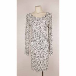 Second Female let kjole m for creme/blk str. L (8)