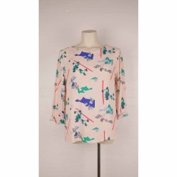 &amp; and other stories skjorte bluse rosa m print 36 (8)