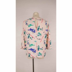 &amp; and other stories skjorte bluse rosa m print 36 (8)