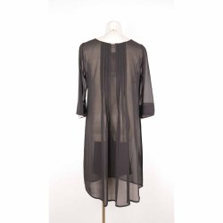 Gustav let organza kjole kort m sld brodering L (8)