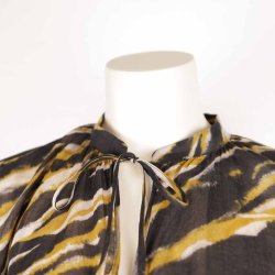 Gestuz florlet kjole vide animal print viscose 34 (8)