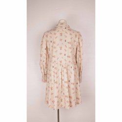 YAS skjorte kjole m visse beige 100% bomuld L (8)