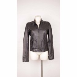 Sams Sams Malou biker jakke lam blk. G 43 cm S (8)