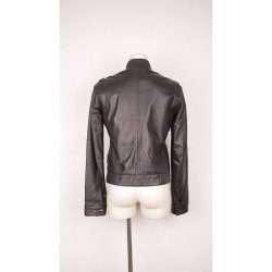 Sams Sams Malou biker jakke lam blk. G 43 cm S (8)
