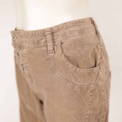 Please beige fljls bukser cotton str. M (8)