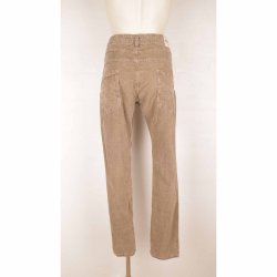 Please beige fljls bukser cotton str. M (8)