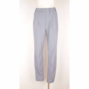 Culture stretch bukser light blue mele poly/visc S (8)