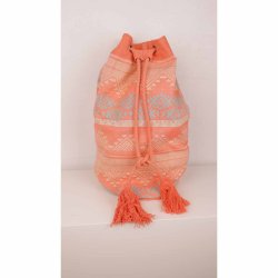 AMUST taske boho koral/gr/creme fin stand  (8)