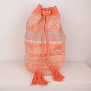 AMUST taske boho koral/gr/creme fin stand  (8)