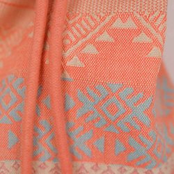 AMUST taske boho koral/gr/creme fin stand  (8)