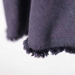 Noella kort sort denim kjole i etager bomuld XL (8)