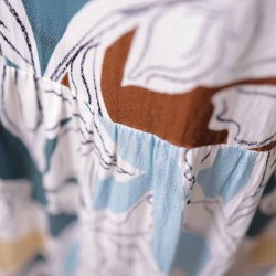 Culture lang kjole fed viscose mix G 2x 47cm M (8)