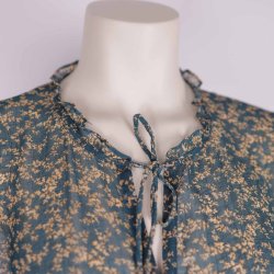 Neo Noir midi kjole m flse transperant poly str L (8)