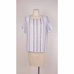 Modstrm bluse m kort rme 100%polyester M (8)