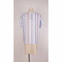 Modstrm bluse m kort rme 100%polyester M (8)