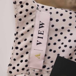 A View kjole stor vidde 100% fed polyester str. 42 (8)