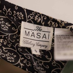 Masai top m vidde black viscose G53 cm str. S (8)