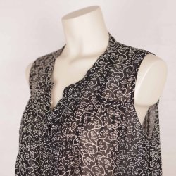 Masai top m vidde black viscose G53 cm str. S (8)