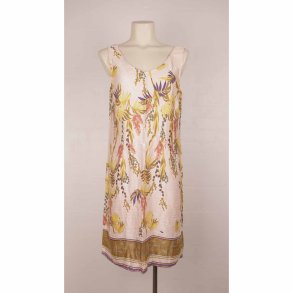 Cream dress viscose/cotton NSN G 50 cm str 40 (8)