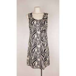 Fransa zebra kjole kort lynls i siden poly G50 M (8)