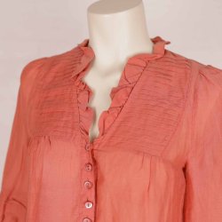 R&uuml;tzou kort kjole occer tynd bomuld/silke NSN 34   (8)