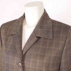 Karelia retro blazer flot kvali uld/poly G54 40 (8)