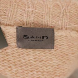 Sand kort strik bluse rosa mele m sten mm str. M (8)