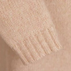 Sand kort strik bluse rosa mele m sten mm str. M (8)