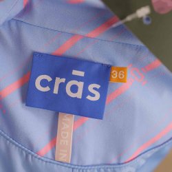 CR&Acirc;S blazer jakke lysebl/pink polymix str. 36 (N82)