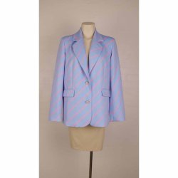 CR&Acirc;S blazer jakke lysebl/pink polymix str. 36 (N82)