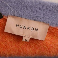 Hunkn kort plys trje lyserd/bl/rd nylon S (N82)