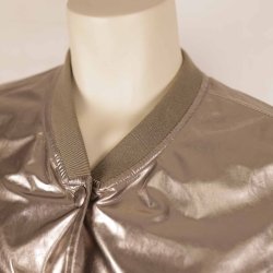 Calvin Klein kort bomber jakke silver green S (N82)