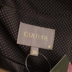 Culture blazer sort/gr m micro dot/jersey str. 34 (N83)