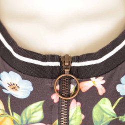 Tante Betsy kjole m colourfull print fin stand L (N85)