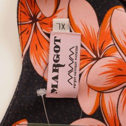 Margot kjole knkort bomulds jersey rosa/sort XL (N85)