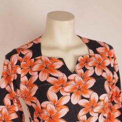 Margot kjole knkort bomulds jersey rosa/sort XL (N85)