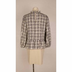 Gossia bluse black/creme polyestermix str. M (9)