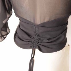 Wearhouse kort ciffon bolero m snrre i ryg S (B1)