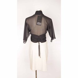 Wearhouse kort ciffon bolero m snrre i ryg S (B1)