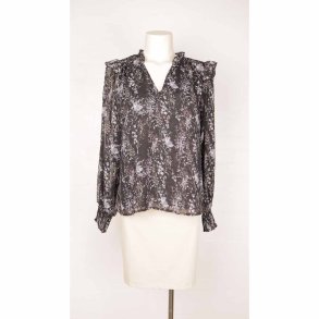 Neo Noir bluse ciffon NY! gr/sort polymix 40 (B1)