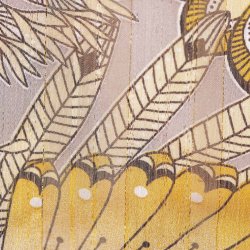 Costa Mani ciffon bluse lysgr m karrygul str. M (B1)