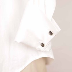 PBO lang smal hvid skjorte m manchetter 38 (B1)