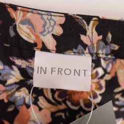 In Front kort tunika kjole black/rosa NSN str. M (B1)