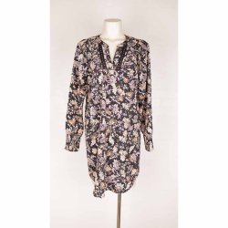 In Front kort tunika kjole black/rosa NSN str. M (B1)