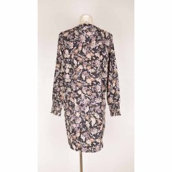 In Front kort tunika kjole black/rosa NSN str. M (B1)