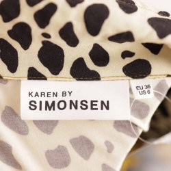 Karen by Simonsen skjorte kjole leo print visc. 36 (B1)